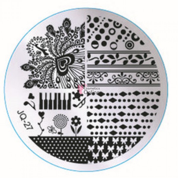 Matrita de Unghii din metal rotunda 5,5cm JQ27